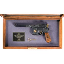 Cased Engraved Mauser 1930 Commercial, The Field Marshal Edition Commemorative Semi-Automatic Pistol