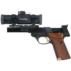 High Standard/ Clark Custom Model 106 Supermatic Trophy Target Pistol with Burris Red Dot Sight
