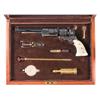 Image 1 : Cased and Engraved United States Historical Society Texas Paterson Revolver with Accessories