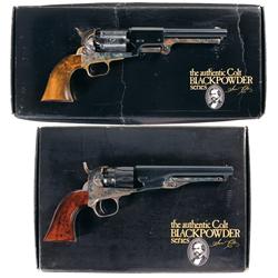 Two Boxed Colt Black Powder Series Revolvers -A) Colt Third Model Dragoon Black Powder Series with B