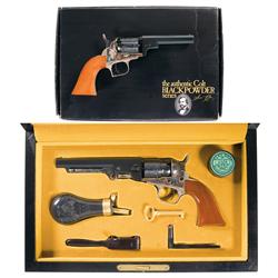 Two Colt Black Powder Series Revolvers -A) Colt Black Powder Series Model Baby Dragoon Revolver with