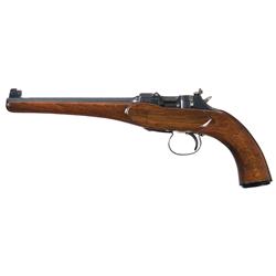 Extremely Rare Tompkins Varsity Model Single Shot Hinge Lock Pistol