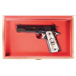 Cased Colt Service Model Ace Arkansas Special Edition Semi-Automatic Pistol