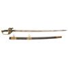 Image 1 : Historical 9th Kentucky Inscribed Civil War Model 1850 Staff & Field Officer's Sword
