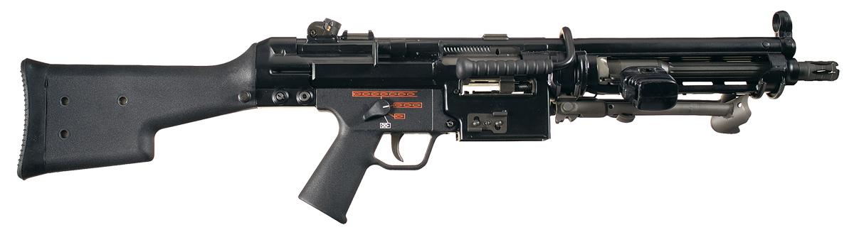 Fully Automatic Heckler & Koch Model HK21 Machine Gun