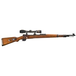 World War II Mauser Model K98 Low Turret Bolt Action Sniper Rifle