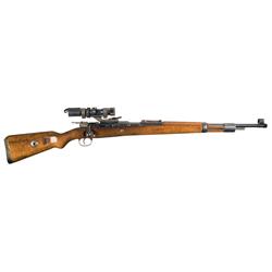 Late War Prototype "Sweptback Style" Mauser K98 Bolt Action Sniper Rifle