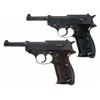 Image 1 : Two German Semi-Automatic Pistols -A) Walther "ac/42" Code P-38 Semi-Automatic Pistol   B) Post-W