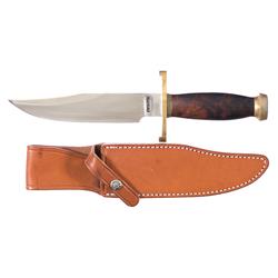 Custom Randall Made/ Nordic Knives Bowie Knife with Sheath