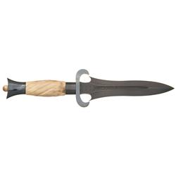 Willie Rigney Damascus Dagger with Ivory Handle