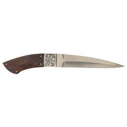 Engraved Fred Carter Boot Knife