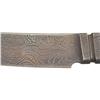 Image 2 : Ronald A. Frazier Damascus Knife with Carved Ivory Handle