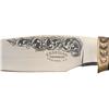 Image 2 : Engraved Richard Essegian Knife with Horn Handle