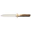 Image 1 : Jess Horn Boot Knife with Stag Scales