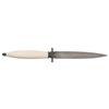 Image 1 : Ronald A. Frazier Damascus Dagger with Ivory Handle