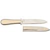 Image 1 : Legendary Knifemaker Buster Warenski Knife with Ivory Handle and Sheath