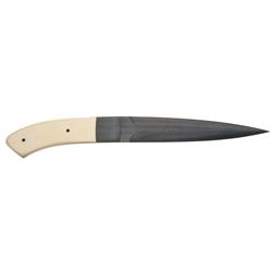 Michael Veit Damascus Boot Knife with Ivory Scales