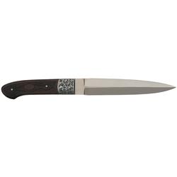 Engraved Ronald A. Frazier Double Edged Knife