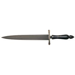 Exceptional Gold Inlaid Ronald A. Frazier Damascus Dagger