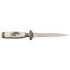 Image 1 : Engraved Gary R. Blanchard Dagger with Exquisite Scrimshaw Ivory Handle