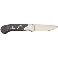 Jim Hardenbrook Knife with Brass Inlaid Scales