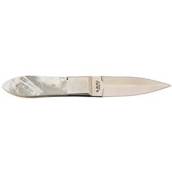 Ken McFall Boot Knife with Mother of Pearl Scales