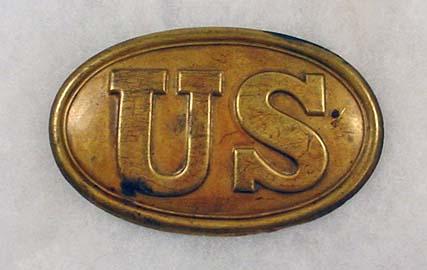 civil war union belt buckle