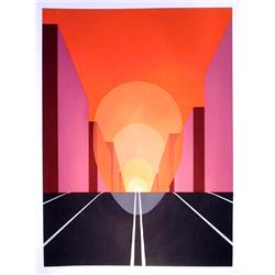 Clarence Holbrook Carter, Highway, Serigraph
