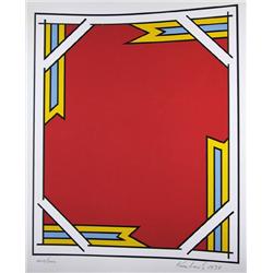 Nicholas Krushenick, Return of the Phantom, Silkscreen