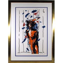 Peter Max, With Feathers, Lithograph