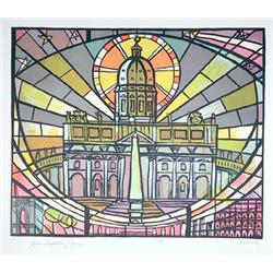 Bogdan Grom, Perspective of Rome, Lithograph