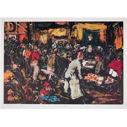 Bogdan Grom, Homage to Brueghel, Lithograph