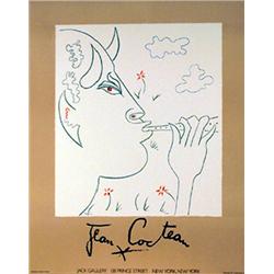 Jean Cocteau, Jack Gallery, Lithograph Poster