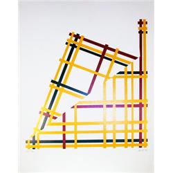 Jacobs, Abstract Op-Art Serigraph