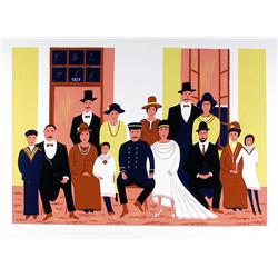 Francois Ledan, Family Portrait, Serigraph