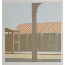 Saul Chase, 10 AM Elevated Upper Broadway, Serigraph