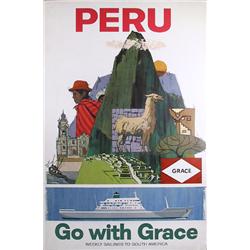 Travel Posters, Peru - Go with Grace, Poster