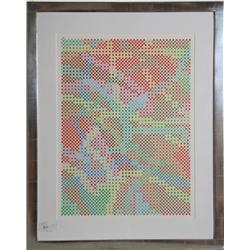 Tony Bechara, Op-Art Serigraph