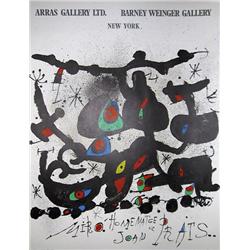 Joan Miro, Homanatge a Joan Prats, Lithograph Poster