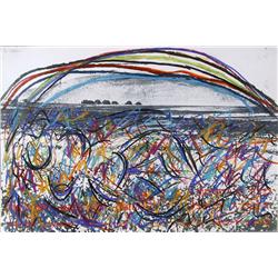 Menashe Kadishman, Israel Musem Rainbow, Poster