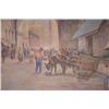 Image 2 : A. Colluci, Street Scene, Oil Painting