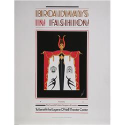 Erte, Broadways in Fashion, Serigraph Poster