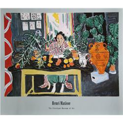 Henri Matisse, Intérieur au vase étrusque, Poster