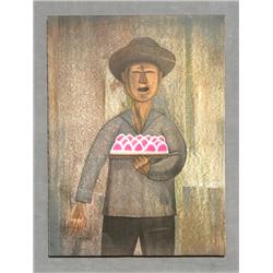 Gustavo Montoya, Merenguero, Lithograph