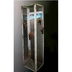 Federica Marangoni, Urban Cage, Iron Mixed Media Sculpture