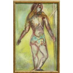 Joachim Probst, St. John the Baptist, Oil Painting