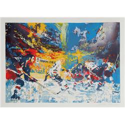 LeRoy Neiman, Ice Men, Serigraph