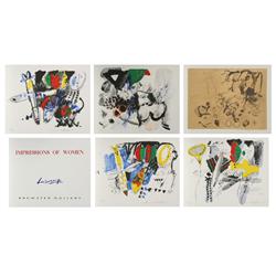 Doo Shik Lee, Impressions of Women Portfolio, Five Lithographs 