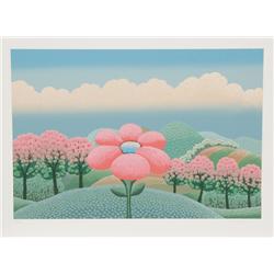 Ivan Rabuzin, Floral Landscape Serigraph