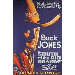 Buck Jones South of the Rio Grande, Poster